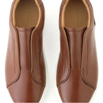 Ace Marks Misto Slip-On Sneaker In Cognac Leather