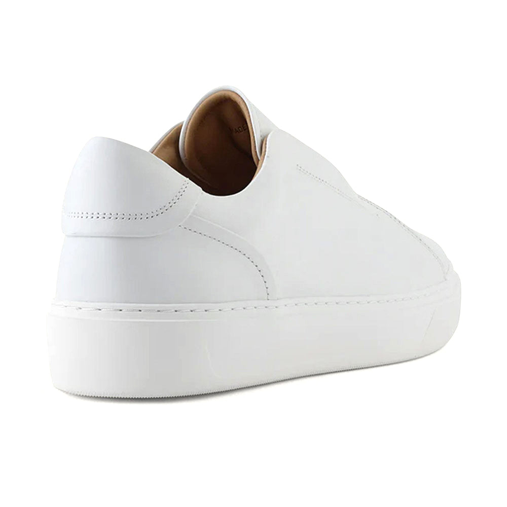 Ace Marks Misto Slip-On Sneaker In White Leather