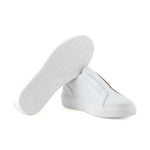 Ace Marks Misto Slip-On Sneaker In White Leather