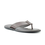Ace Marks Oceanio Thong Sandals In Brown Leather