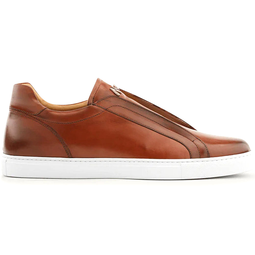 Ace Marks Saint Elastic Slip On Sneaker In Cognac Nicol