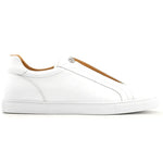 Ace Marks Saint Elastic Slip On Sneaker In White Leather