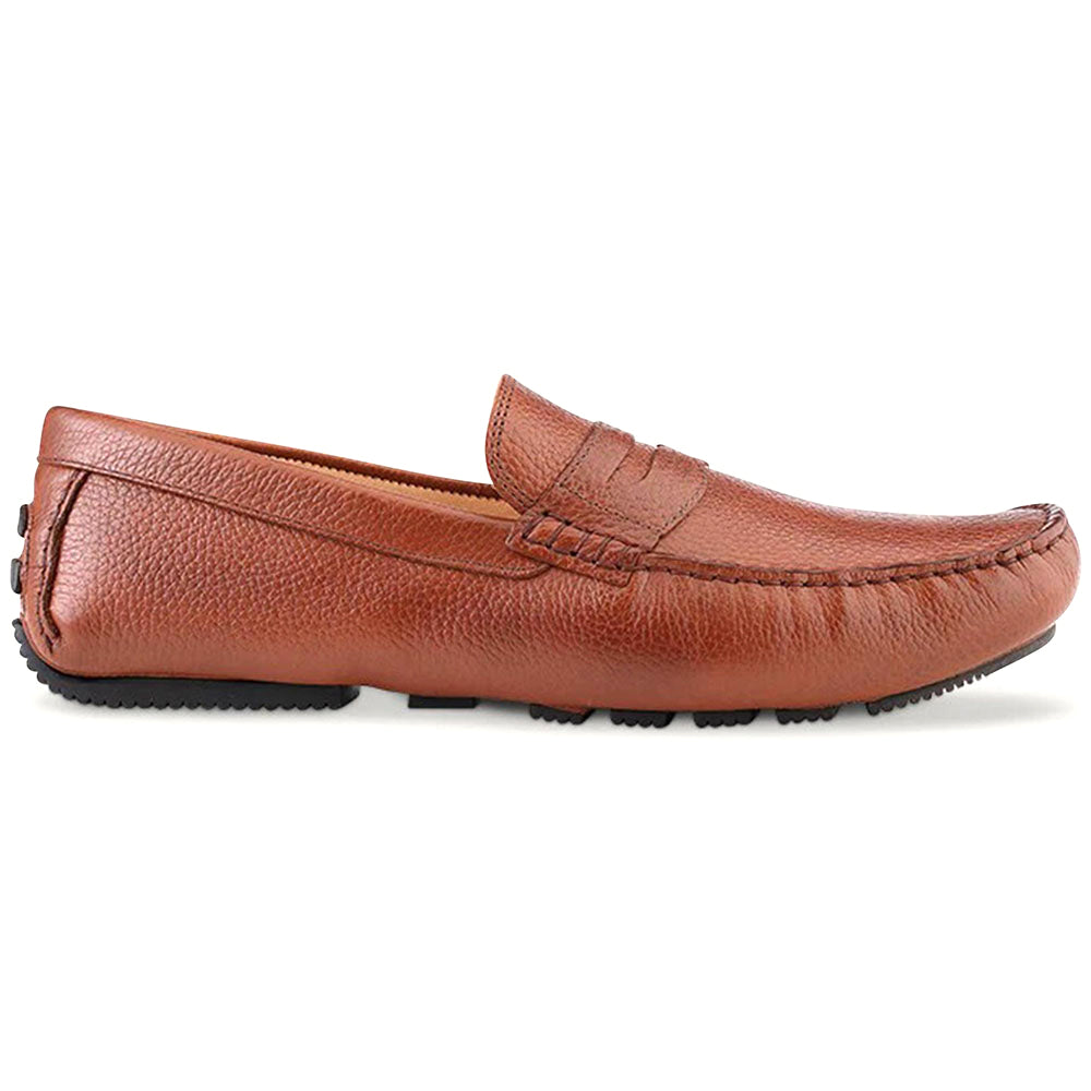 Ace Marks Santi Moccasin In Brandy Leather