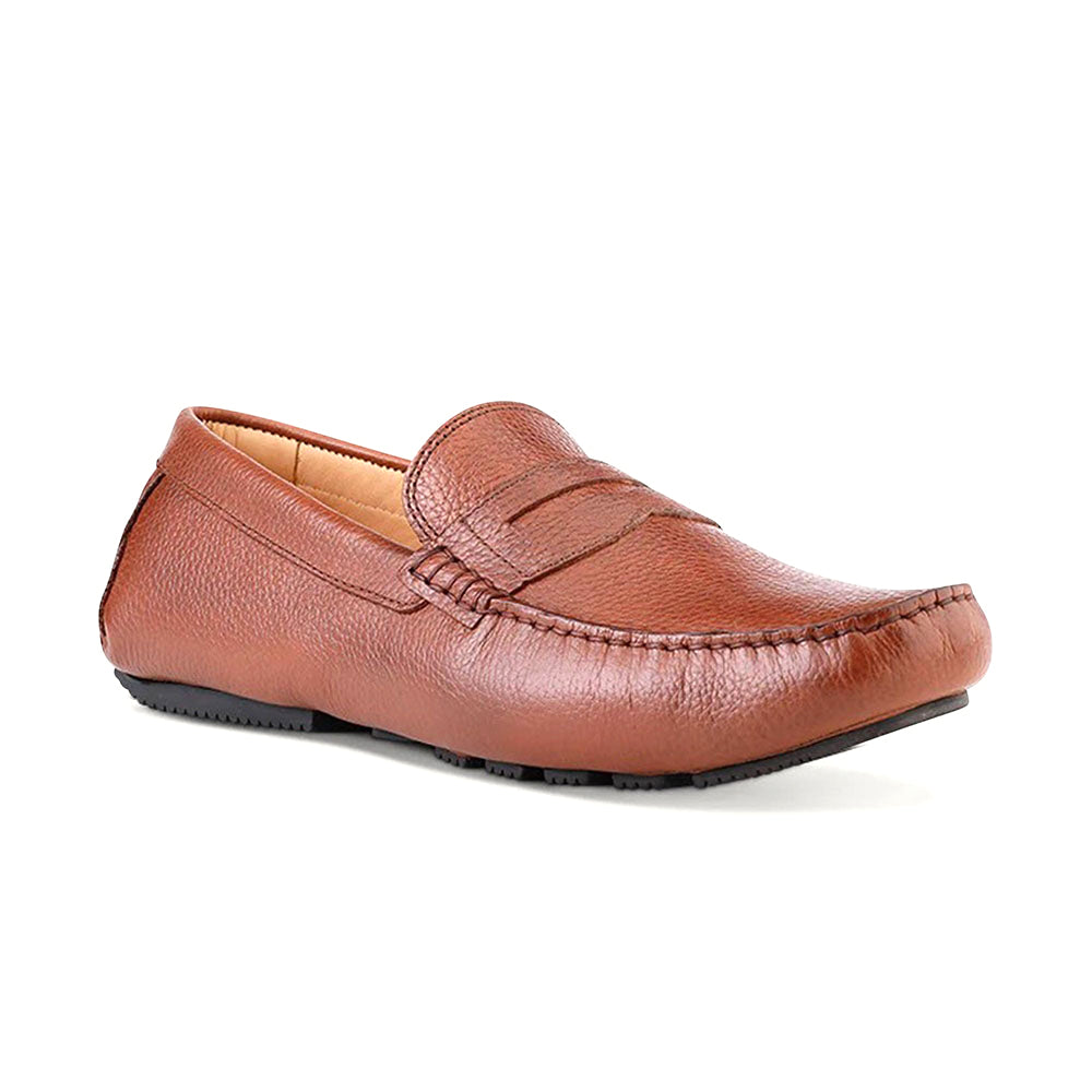 Ace Marks Santi Moccasin In Brandy Leather