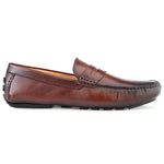 Ace Marks Santi Moccasin In Cognac Antique