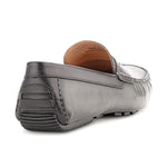 Ace Marks Santi Moccasin In Grey Antique