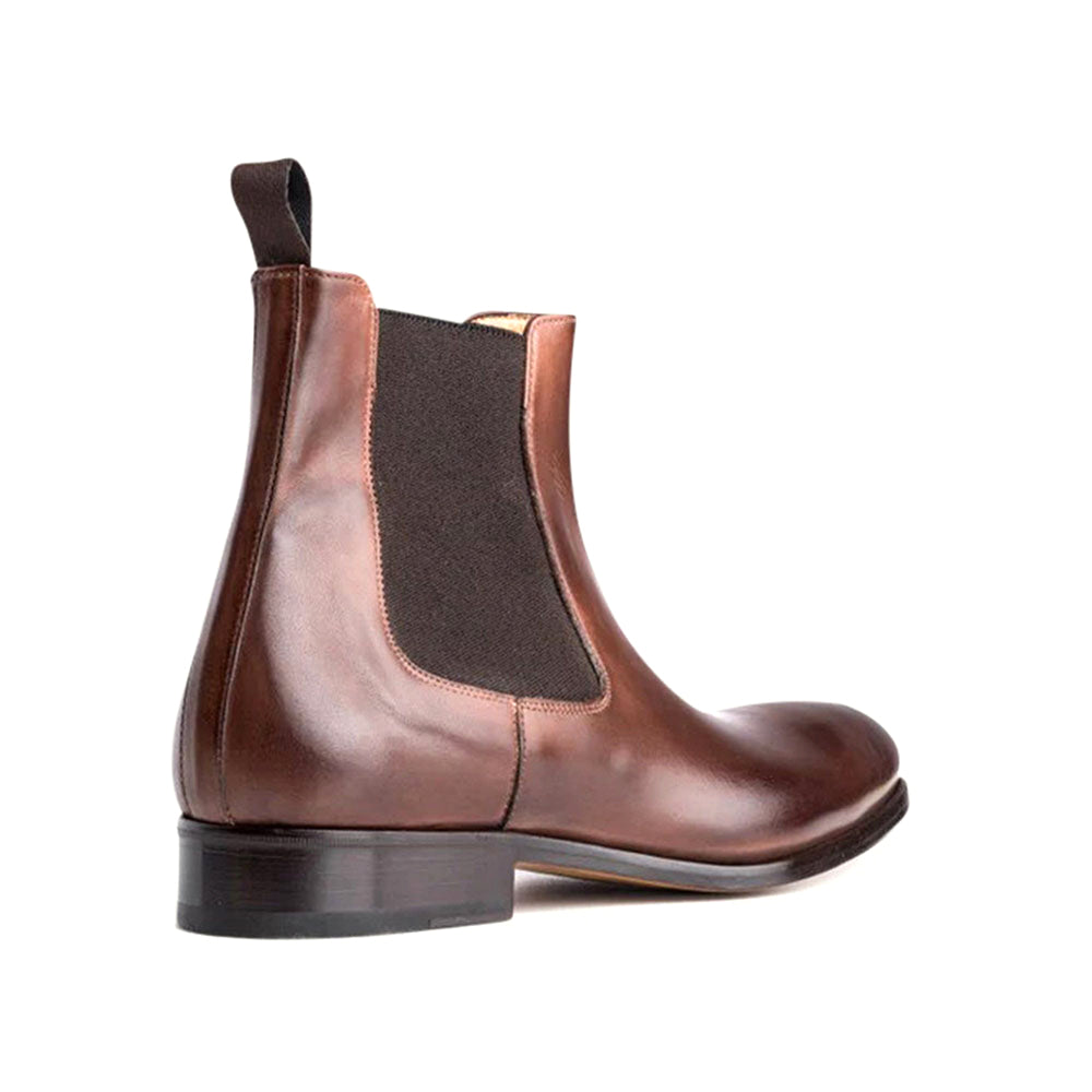 Ace Marks Troy Chelsea Boot Brown Antique