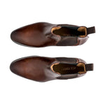 Ace Marks Troy Chelsea Boot Brown Antique