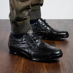 View product image 6: Marco Di Milano Adrano Python Sneaker Black