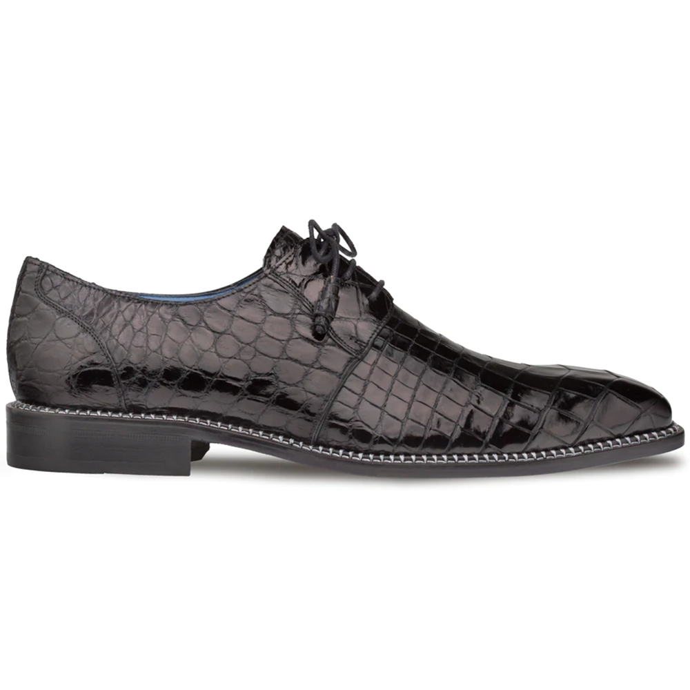 Mezlan Aegis Alligator Derby Black