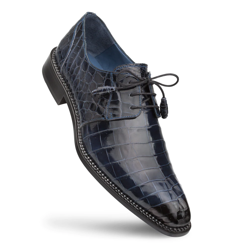 Mezlan Aegis Alligator Derby Blue (4733-J)