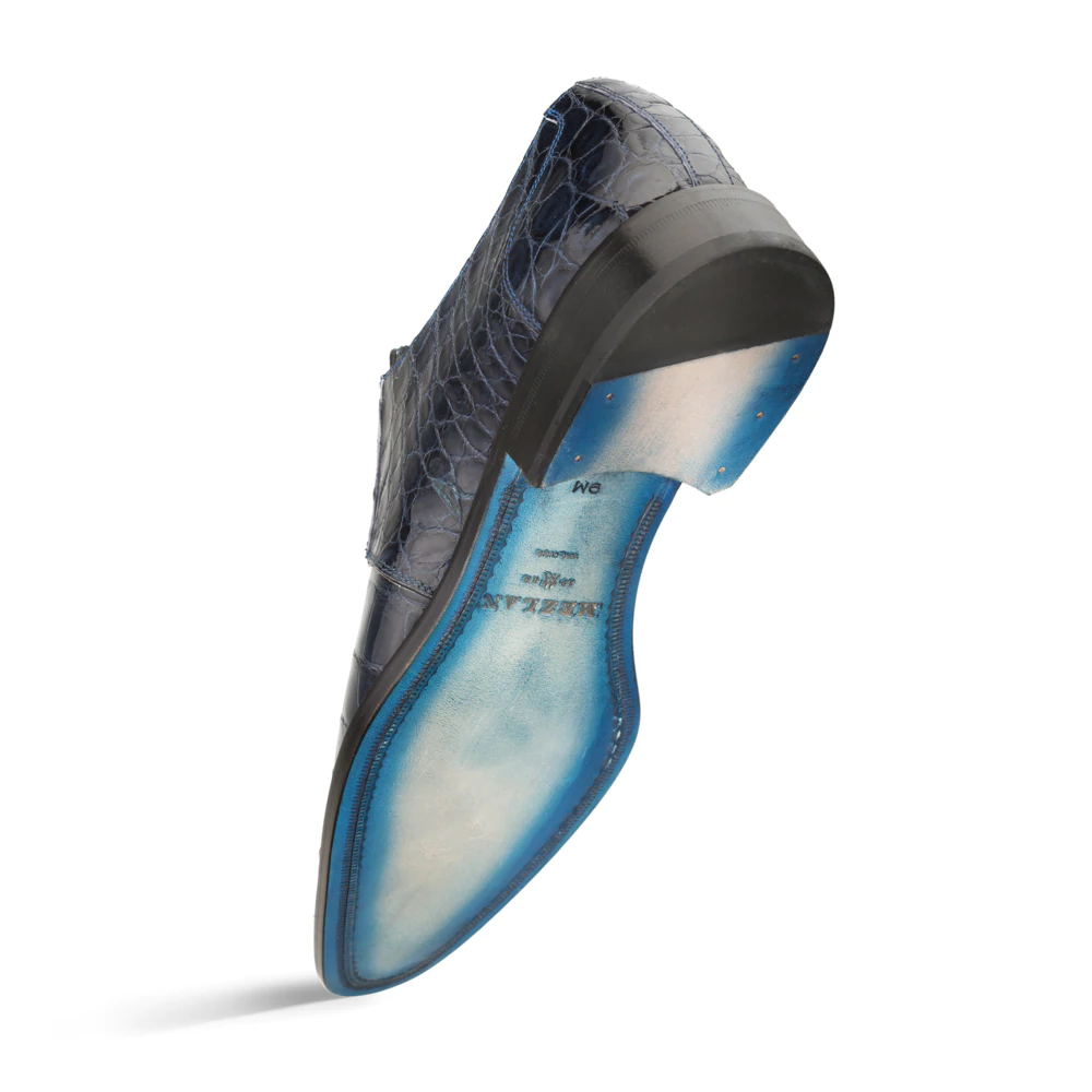 Mezlan Aegis Alligator Derby Blue (4733-J)