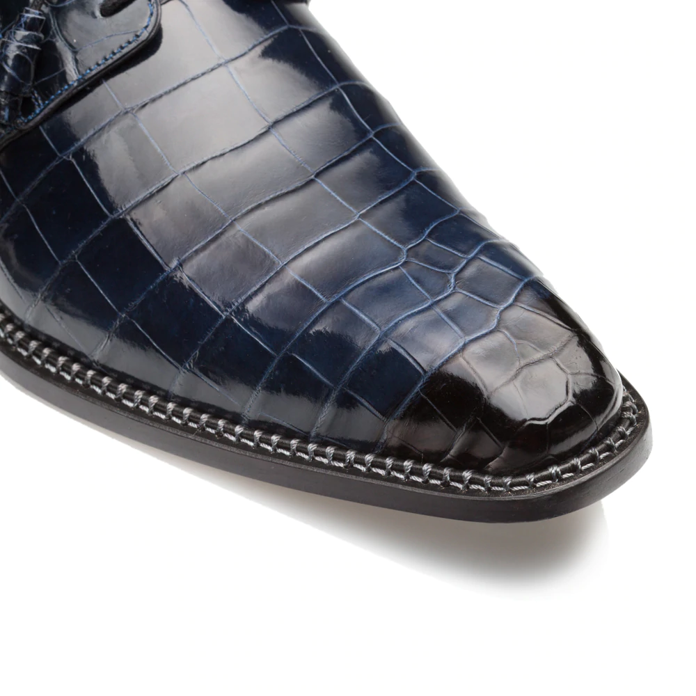 Mezlan Aegis Alligator Derby Blue (4733-J)