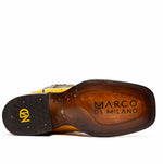 Marco Di Milano Alabama Ostrich Quill Square Toe Cowboy Boot Buttercup