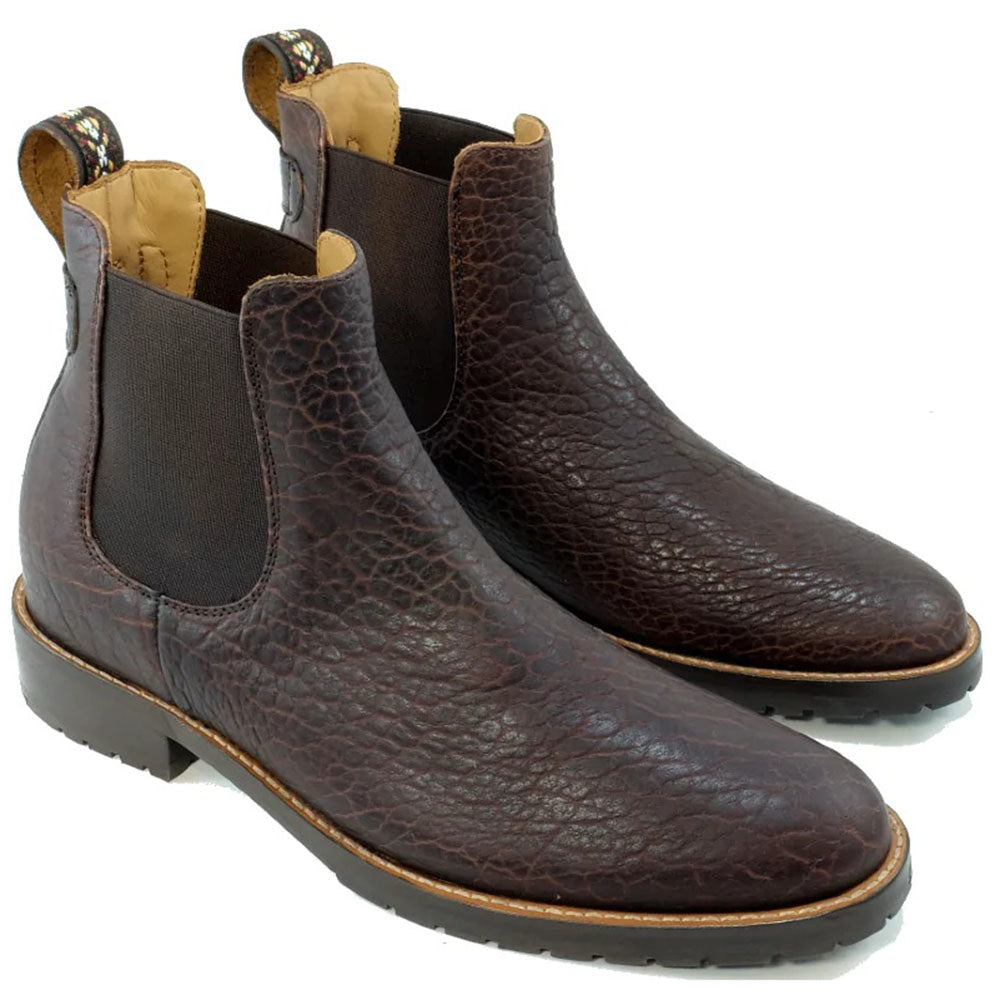 Alan Payne Aden Genuine American Bison Boots Walnut