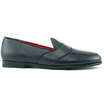 Alan Payne Barney Deerskin Penny Loafers Black