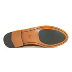 Alan Payne Barney Deerskin Penny Loafers Cognac