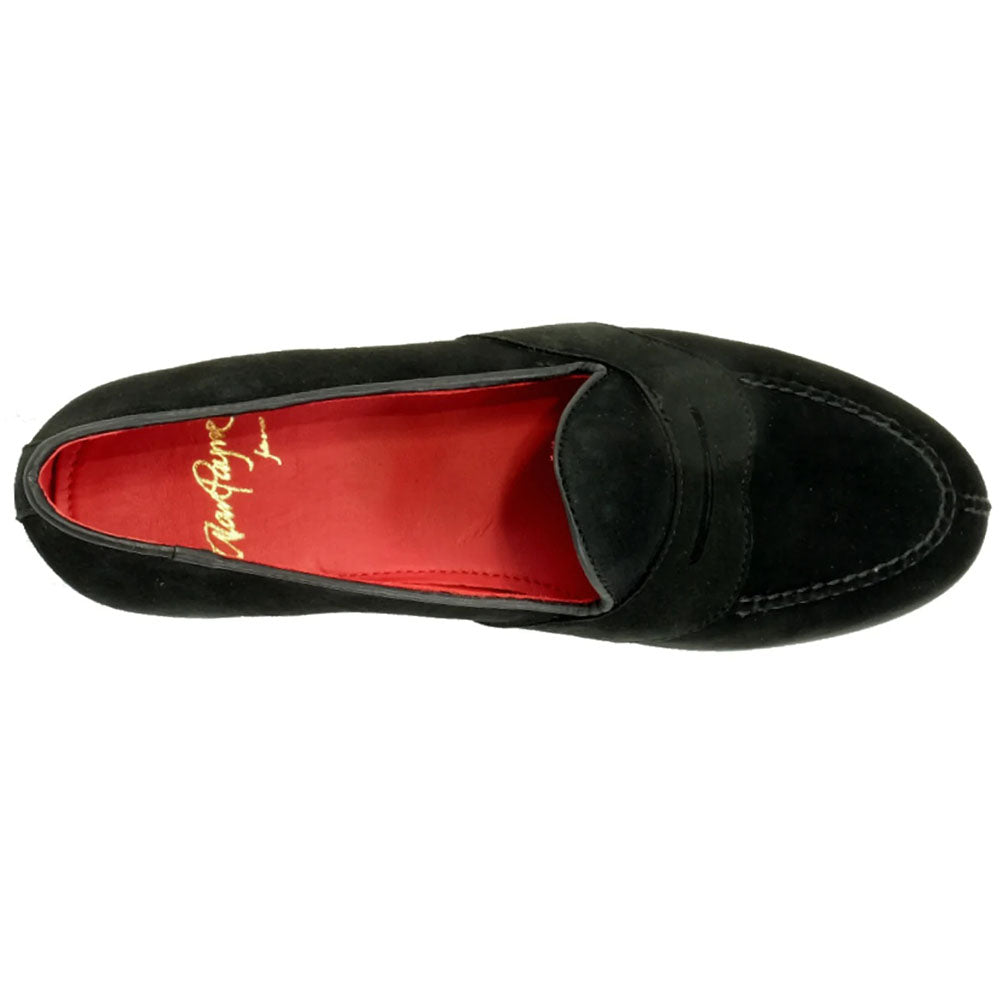 Alan Payne Barney Suede Loafers Black