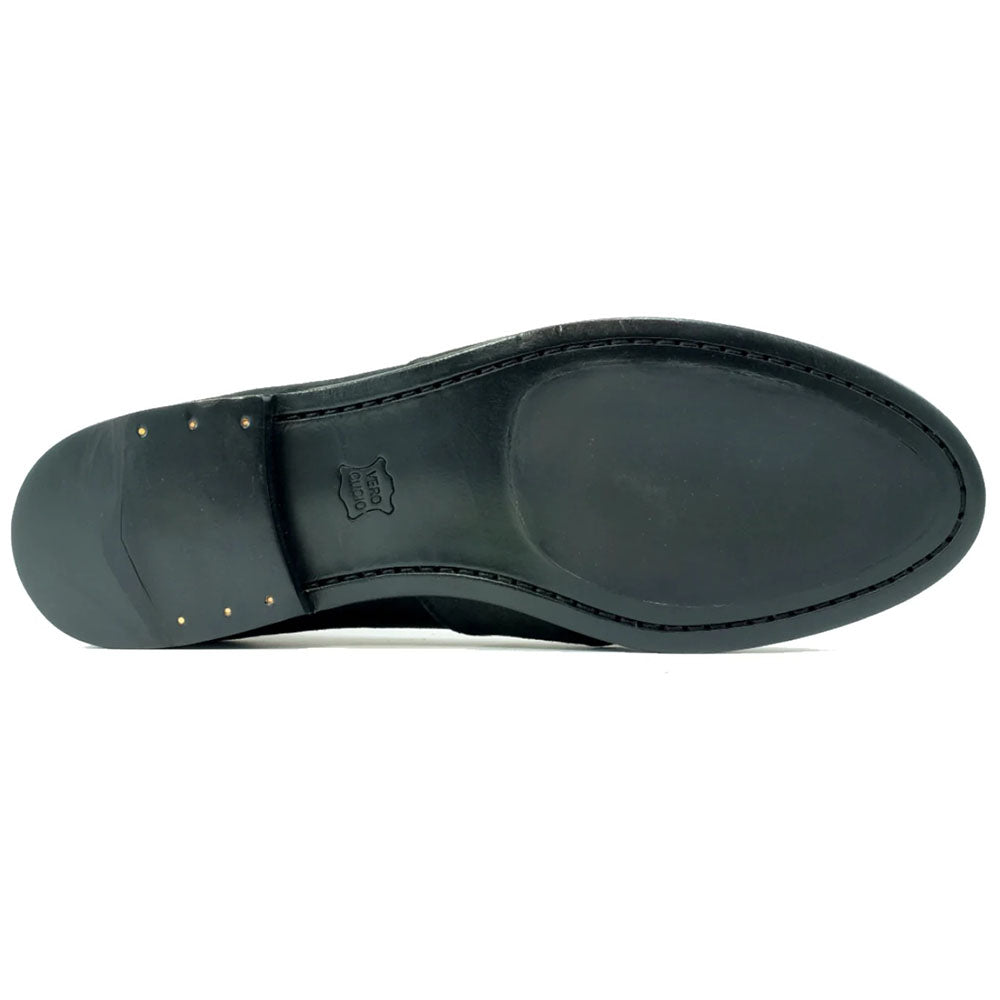 Alan Payne Barney Suede Loafers Black