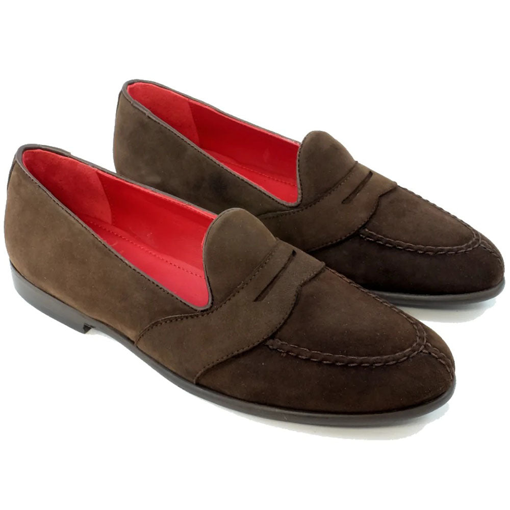 Alan Payne Barney Suede Loafers Brown