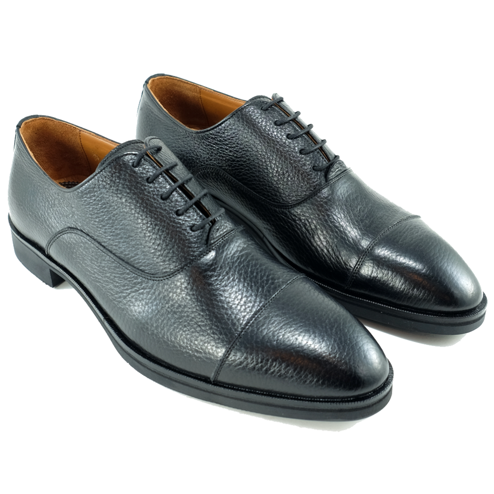 Alan Payne Bern Deerskin Shoes Black