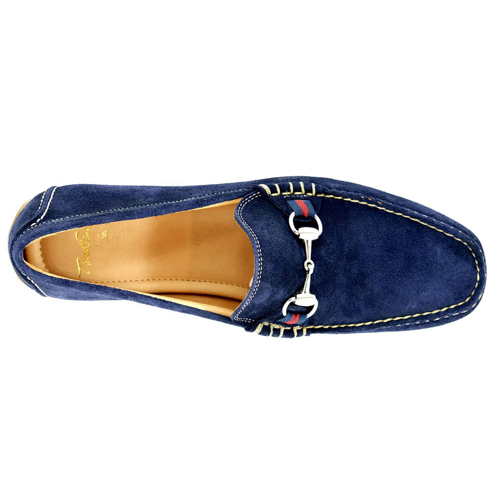 Alan Payne Biarritz Suede Loafers Blue