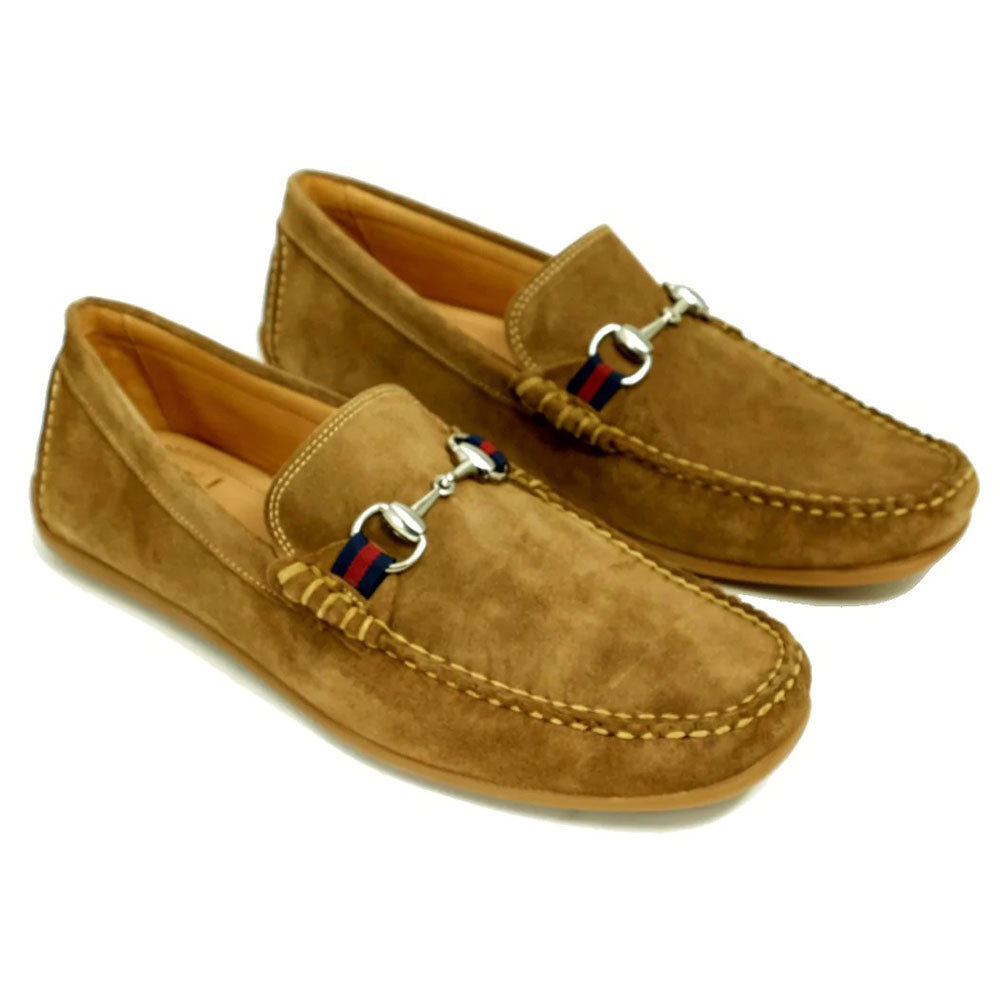 Alan Payne Biarritz Suede Loafers Truffle