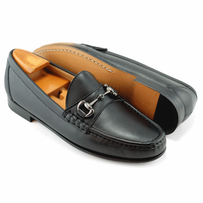 Alan Payne Bit Loafers Black