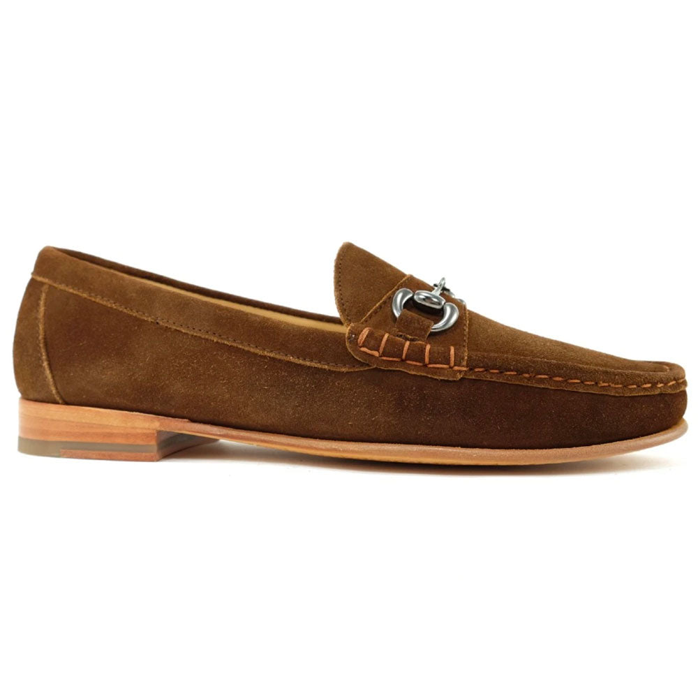 Alan Payne Bit Suede Loafers Snuff
