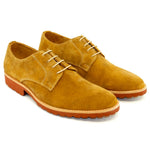 Alan Payne Buck Suede Derby Lace Ups Mushroom