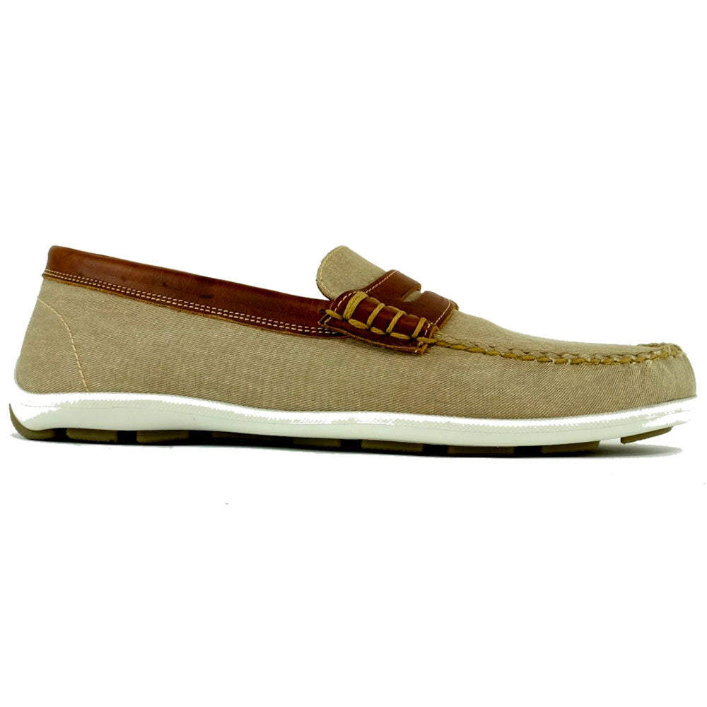 Alan Payne Cannes Penny Loafers Oyster/Tan