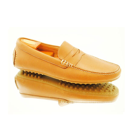Alan Payne Carrara Leather Driving Shoes Whiskey