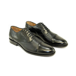Alan Payne Colby Deerskin Cap Toe Oxfords Black