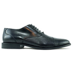 Alan Payne Colby Deerskin Cap Toe Oxfords Black