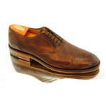 Alan Payne Colby Deerskin Cap Toe Oxfords Almond