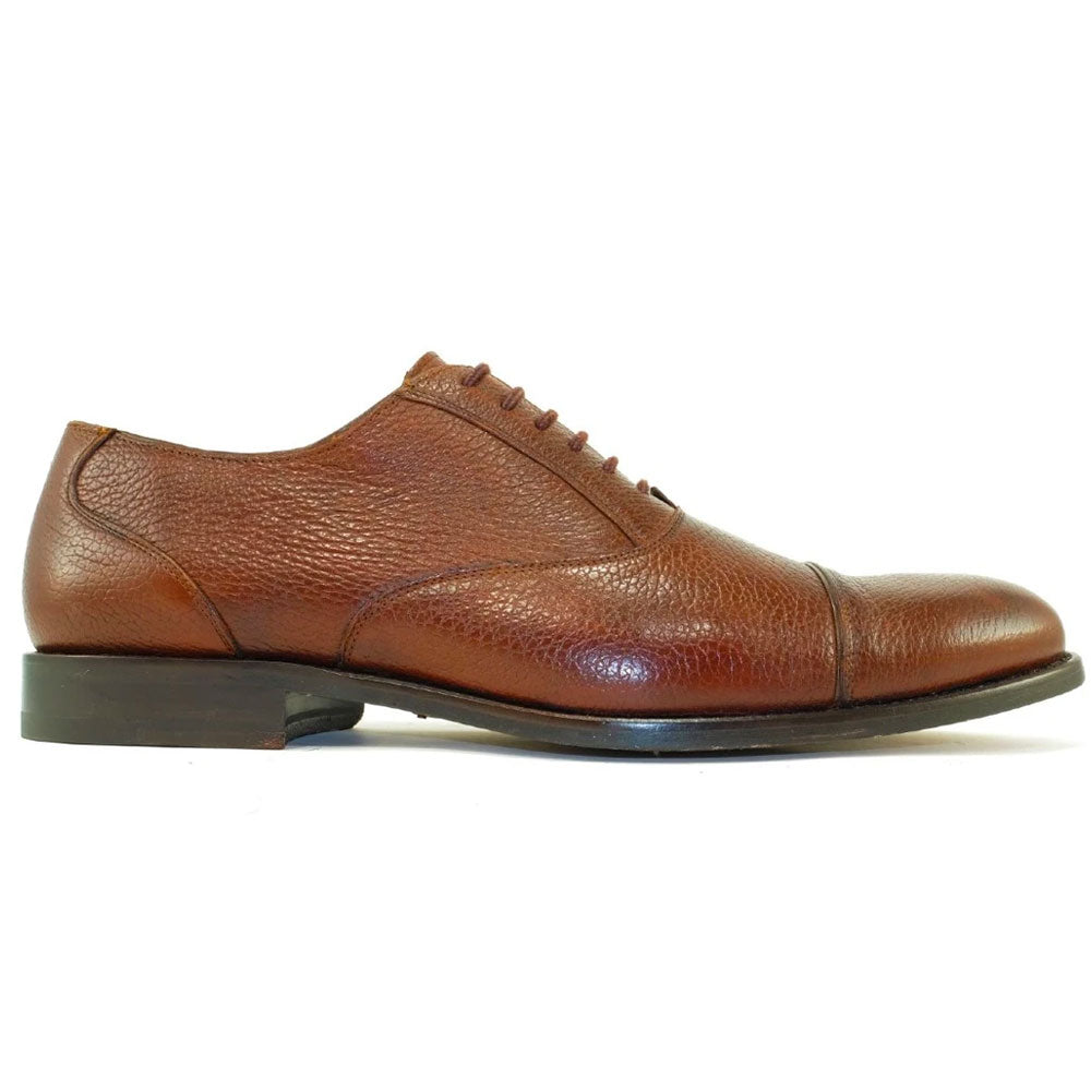 Alan Payne Colby Deerskin Cap Toe Oxfords Antique Honey