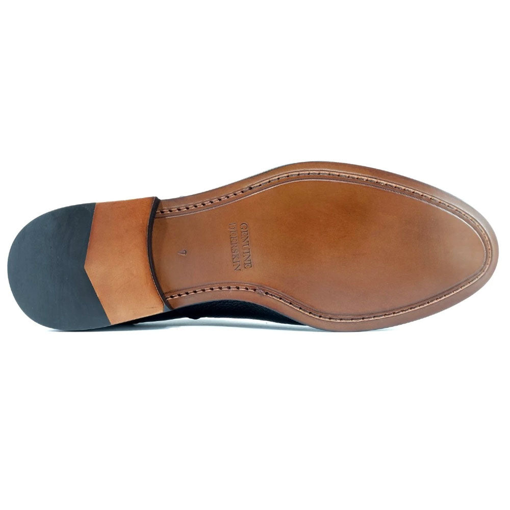 Alan Payne Colby Deerskin Cap Toe Oxfords Antique Honey