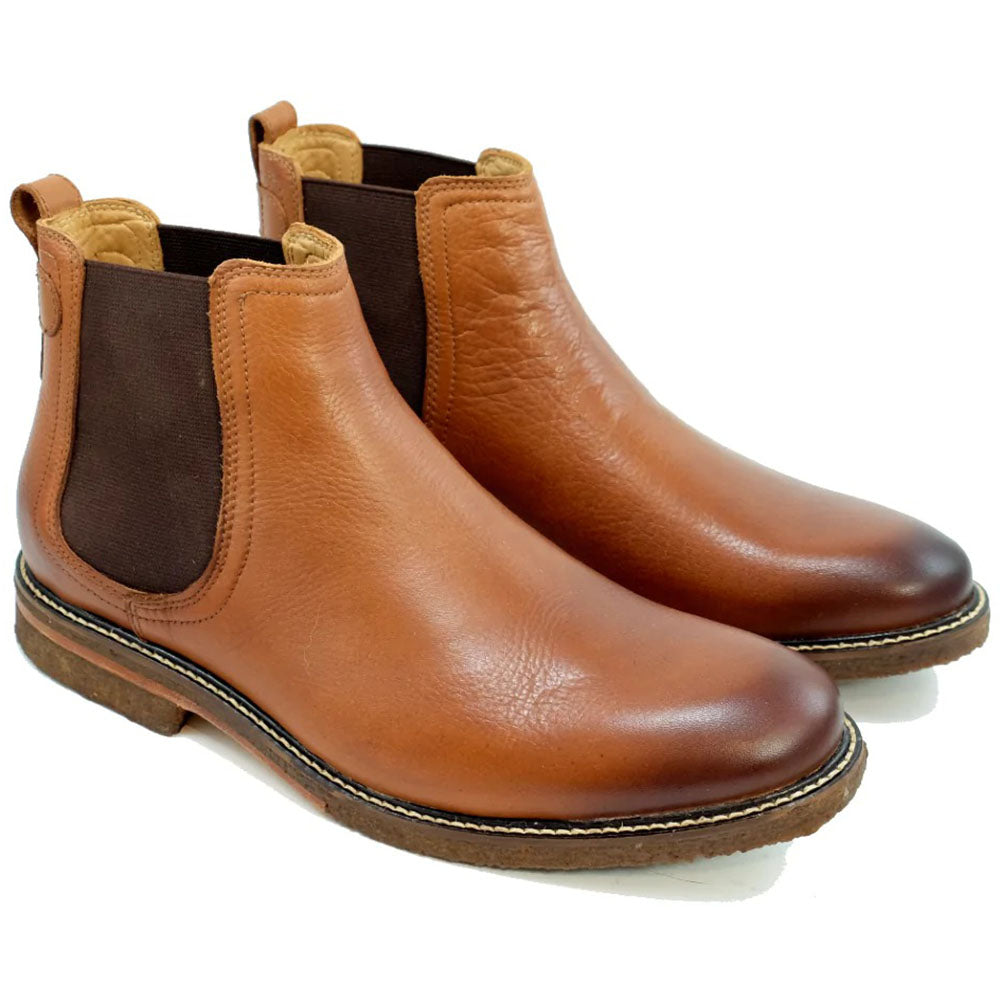 Alan Payne Colton Calfskin Boots Mahogany