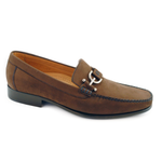 Alan Payne Dario Nubuck Bit Loafers Brown