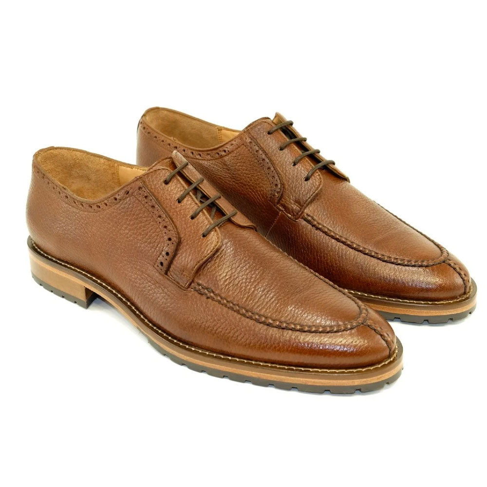 Alan Payne Wimbley Deerskin Lace Ups Antique Honey