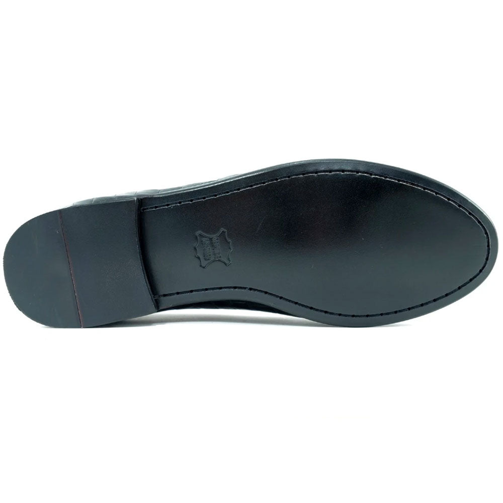 Alan Payne Delmar Calfskin Formal Loafers Black
