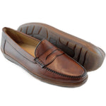 Alan Payne Edmond Calfskin Loafers Papaya