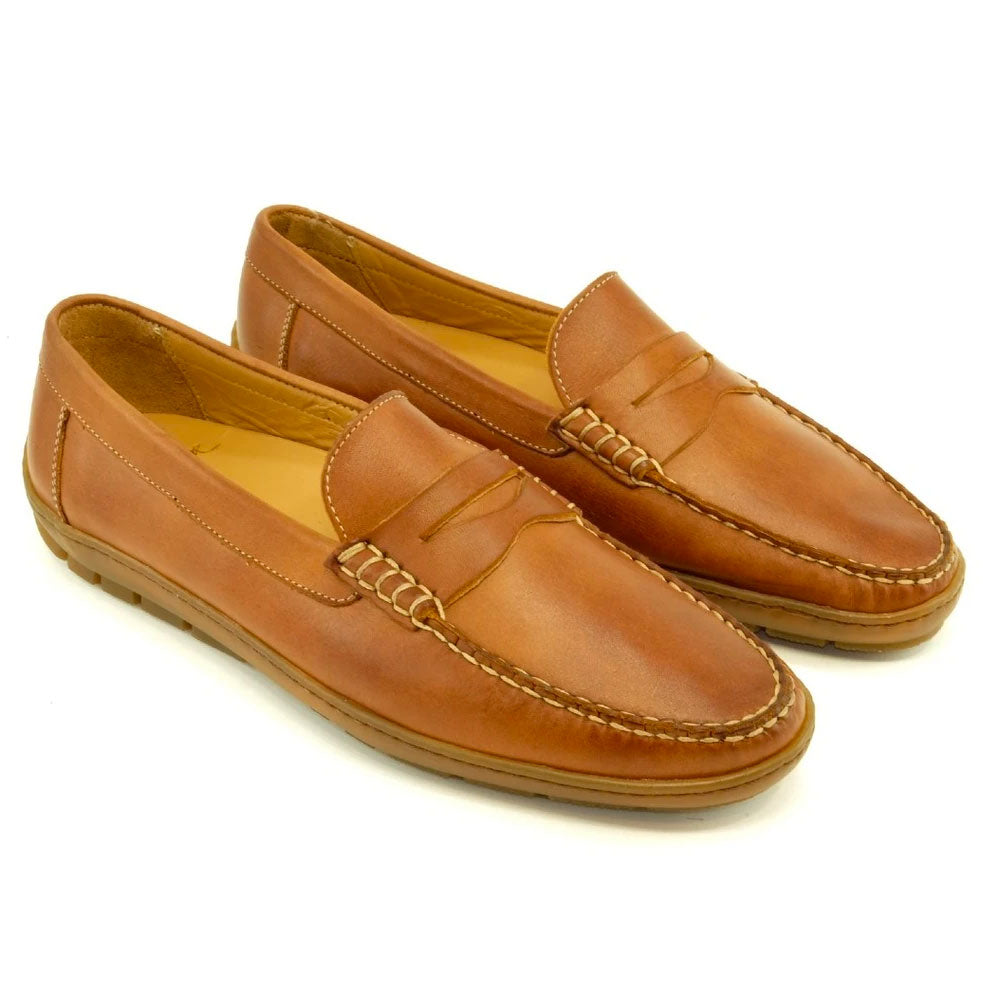 Alan Payne Edmond Driving Loafers Camel
