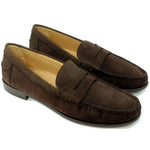 Alan Payne Eton Suede Loafers Brown