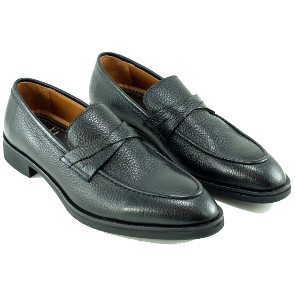 Alan Payne Geneva Deerskin Shoes Black