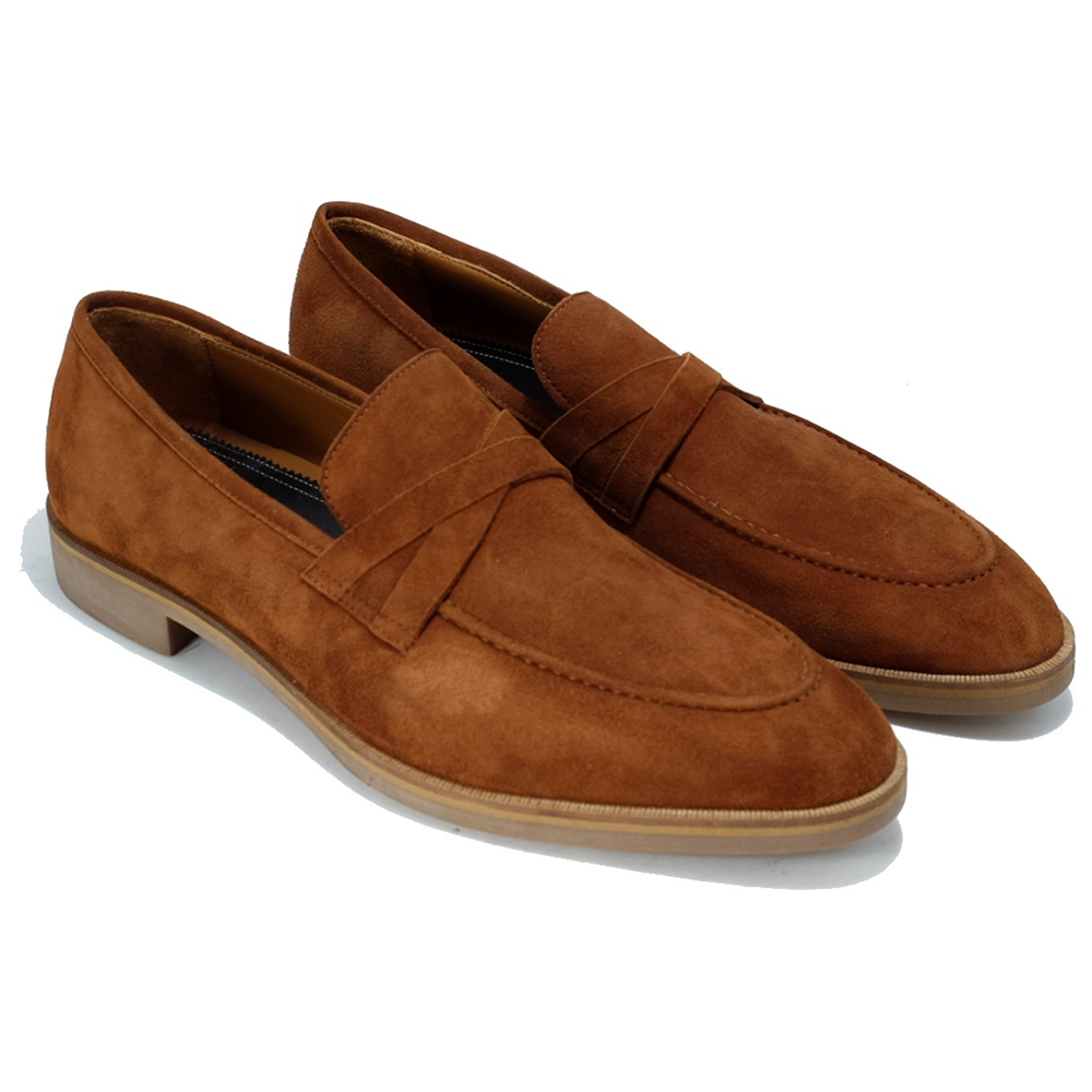 Alan Payne Geneva Suede Shoes Tabac
