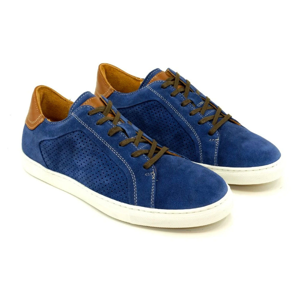 Alan Payne Martin Suede Sneaker French Blue