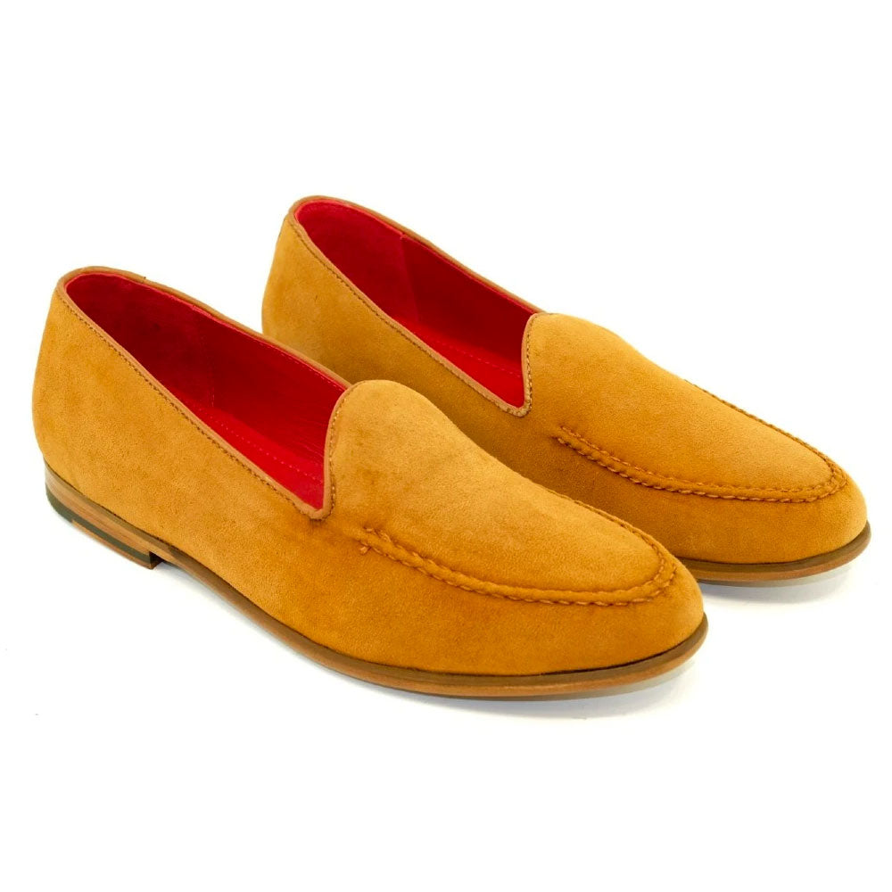 Alan Payne Meyers Suede Loafers Armagnac