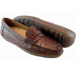 Alan Payne Norman Crocodile Loafers Sport Rust