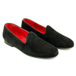Alan Payne Simpson Formal Suede Loafers Black